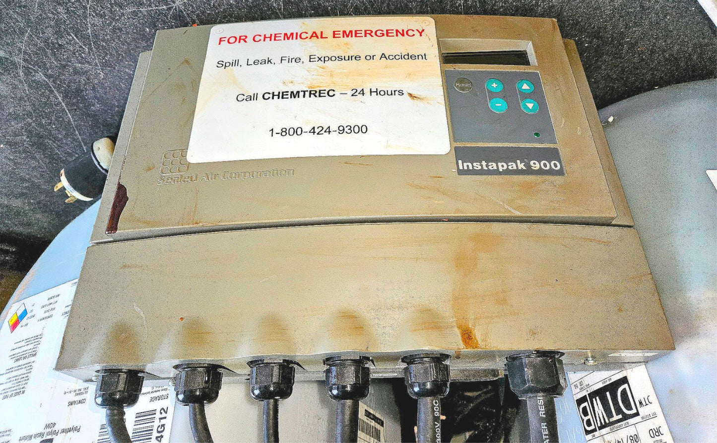 SEALED AIR INSTAPAK 900 FOAM PACKAGING SYSTEM DISPENSER GUN CUBE TANKS FREE-SHIP