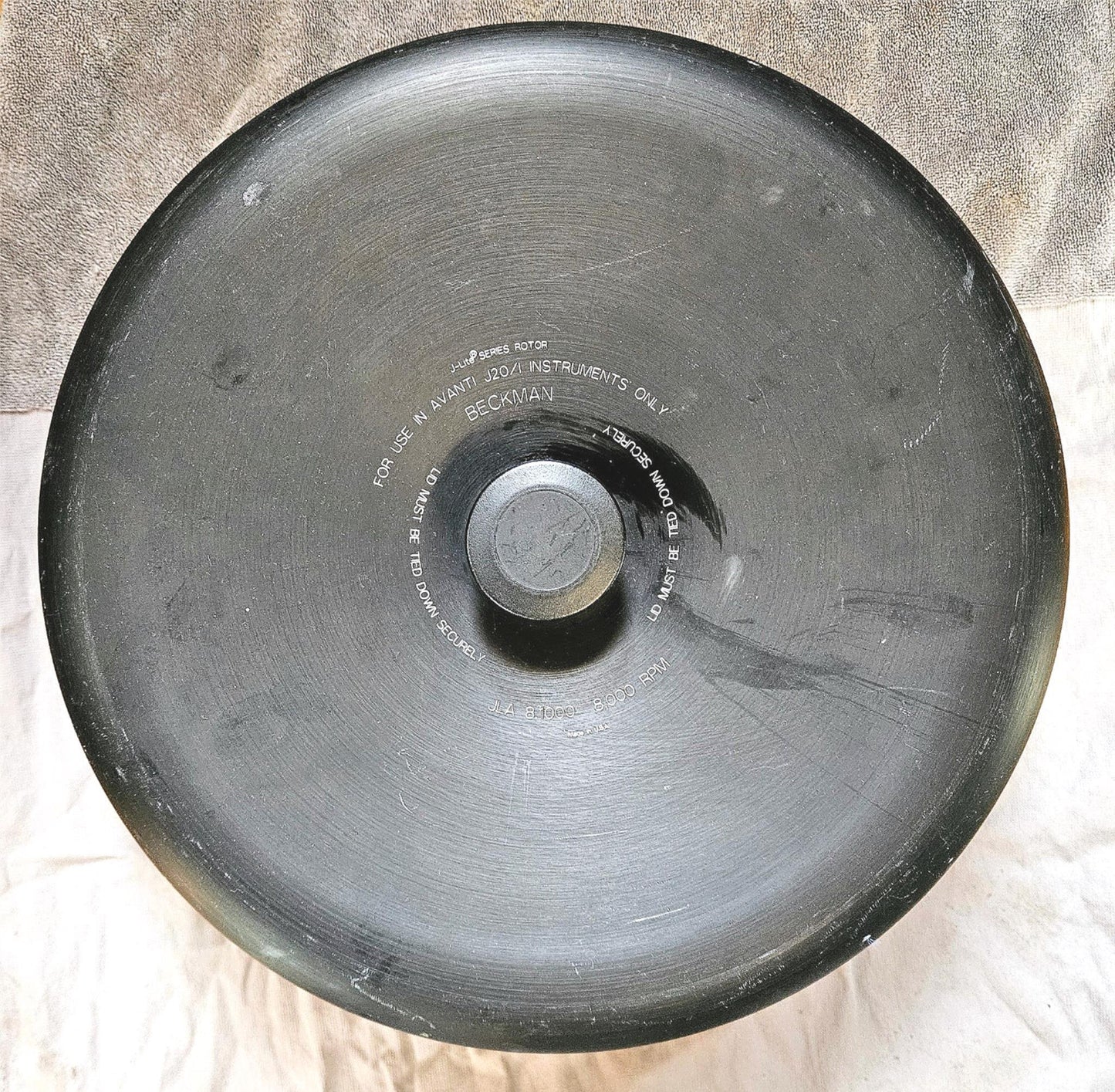 WARRANTY BECKMAN JLA 8.1000 ROTOR w/6 x1.000 BUCKETS AVANTI Centrifuges FREESHIP