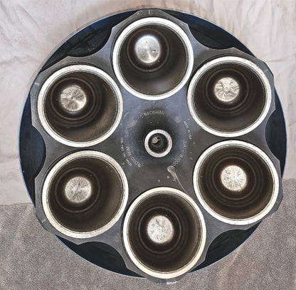 WARRANTY BECKMAN JLA 8.1000 ROTOR w/6 x1.000 BUCKETS AVANTI Centrifuges FREESHIP