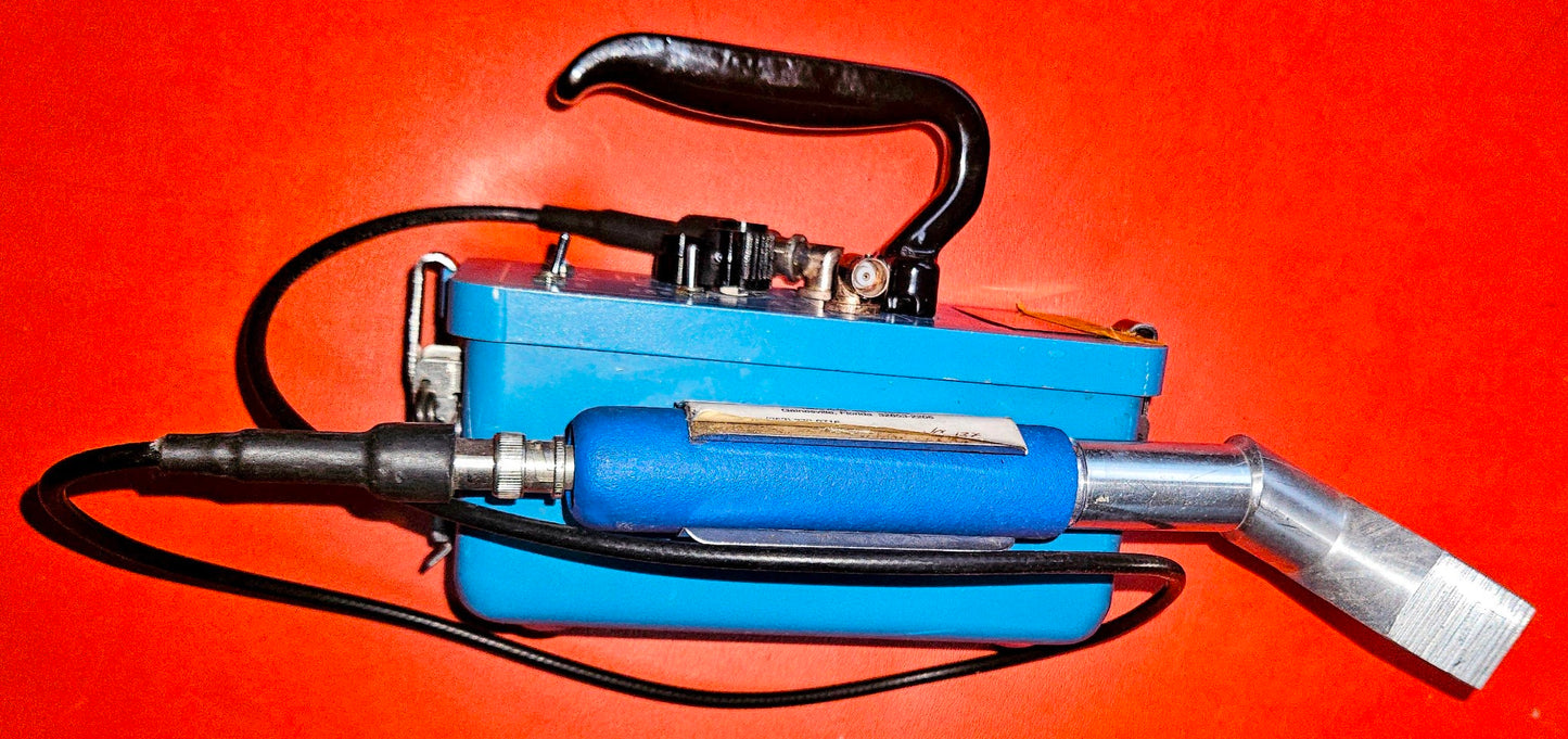 WARRANTY WES B JOHNSON GSM115 GEIGER COUNTER VICTOREEN 489-110C PROBE WatchVideo