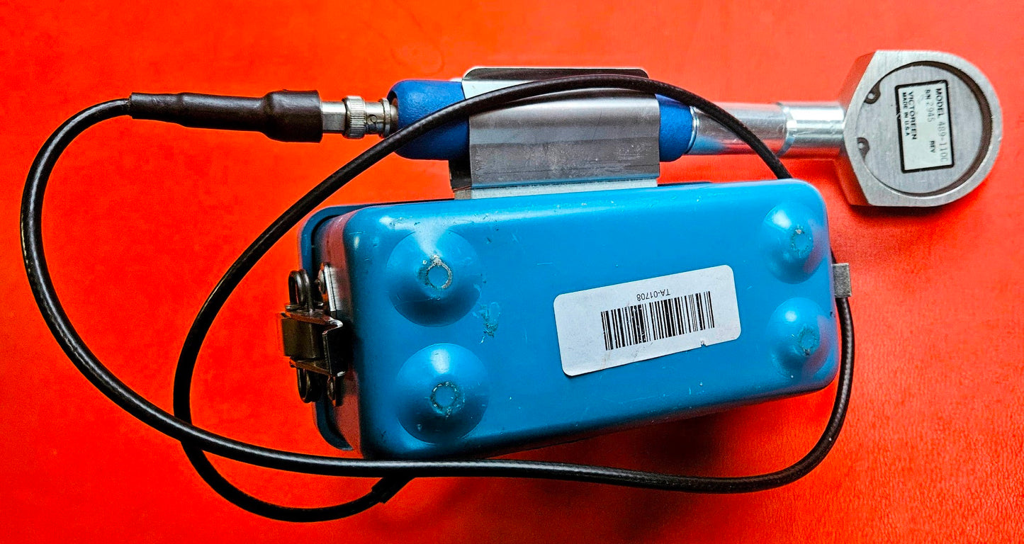 WARRANTY WES B JOHNSON GSM115 GEIGER COUNTER VICTOREEN 489-110C PROBE WatchVideo