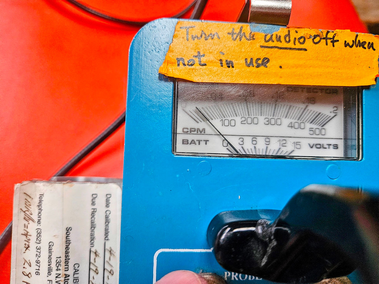 WARRANTY WES B JOHNSON GSM115 GEIGER COUNTER VICTOREEN 489-110C PROBE WatchVideo