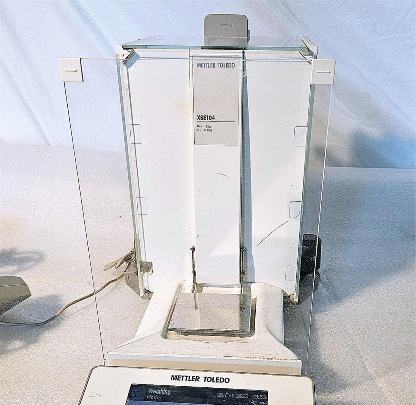 90-DAY-WARRANTY METTLER 120g TOLEDO XSE-104 LAB BALANCE WATCH VIDEO FREE SHIP