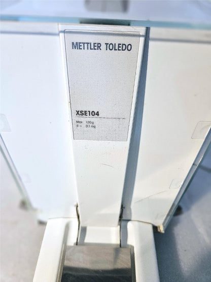 90-DAY-WARRANTY METTLER 120g TOLEDO XSE-104 LAB BALANCE WATCH VIDEO FREE SHIP