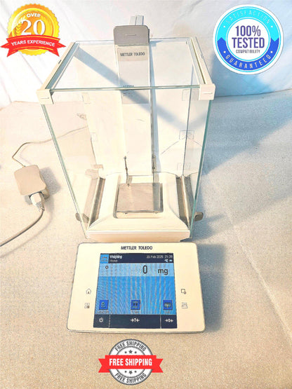 90-DAY-WARRANTY METTLER 120g TOLEDO XSE-104 LAB BALANCE WATCH VIDEO FREE SHIP