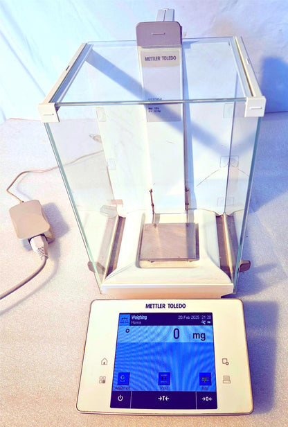 90-DAY-WARRANTY METTLER 120g TOLEDO XSE-104 LAB BALANCE WATCH VIDEO FREE SHIP