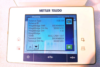 90-DAY-WARRANTY METTLER 120g TOLEDO XSE-104 LAB BALANCE WATCH VIDEO FREE SHIP