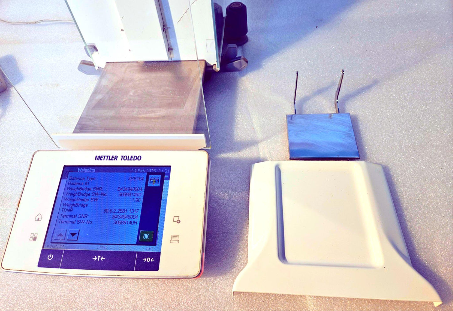 90-DAY-WARRANTY METTLER 120g TOLEDO XSE-104 LAB BALANCE WATCH VIDEO FREE SHIP