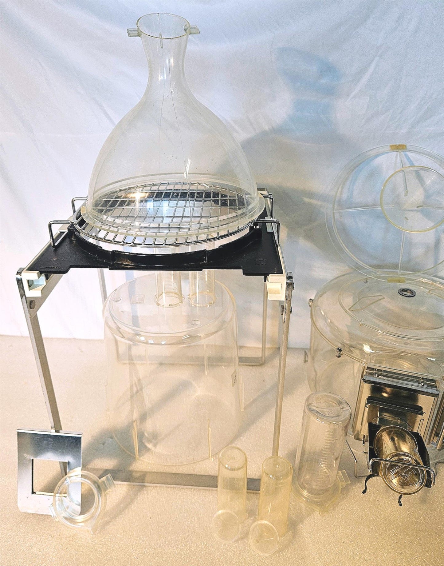 90-DAY-WARRANTY TECNIPLAST METABOLIC RODENT MICE CAGE FEEDER LAB TEST FREE SHIP