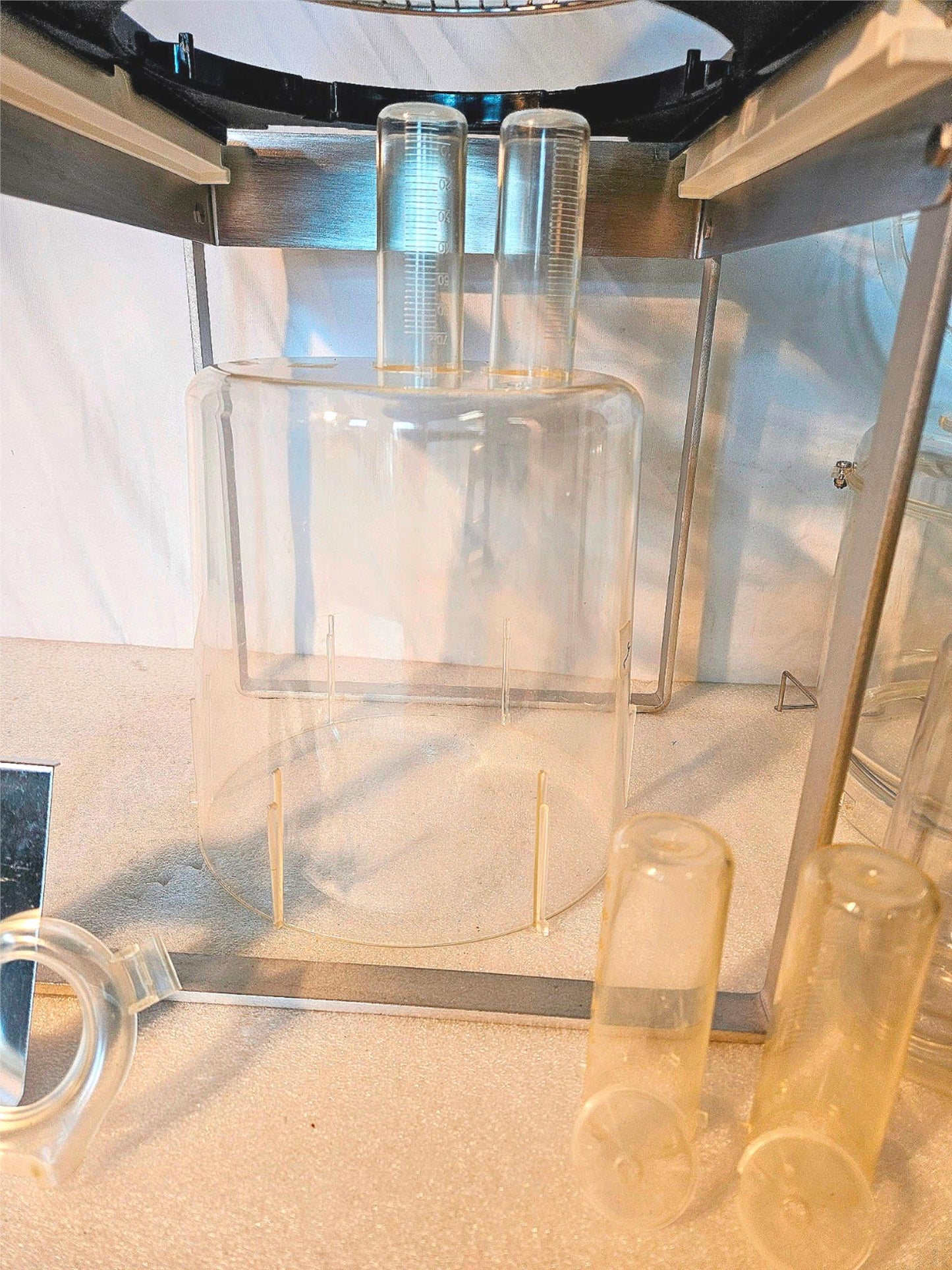 90-DAY-WARRANTY TECNIPLAST METABOLIC RODENT MICE CAGE FEEDER LAB TEST FREE SHIP