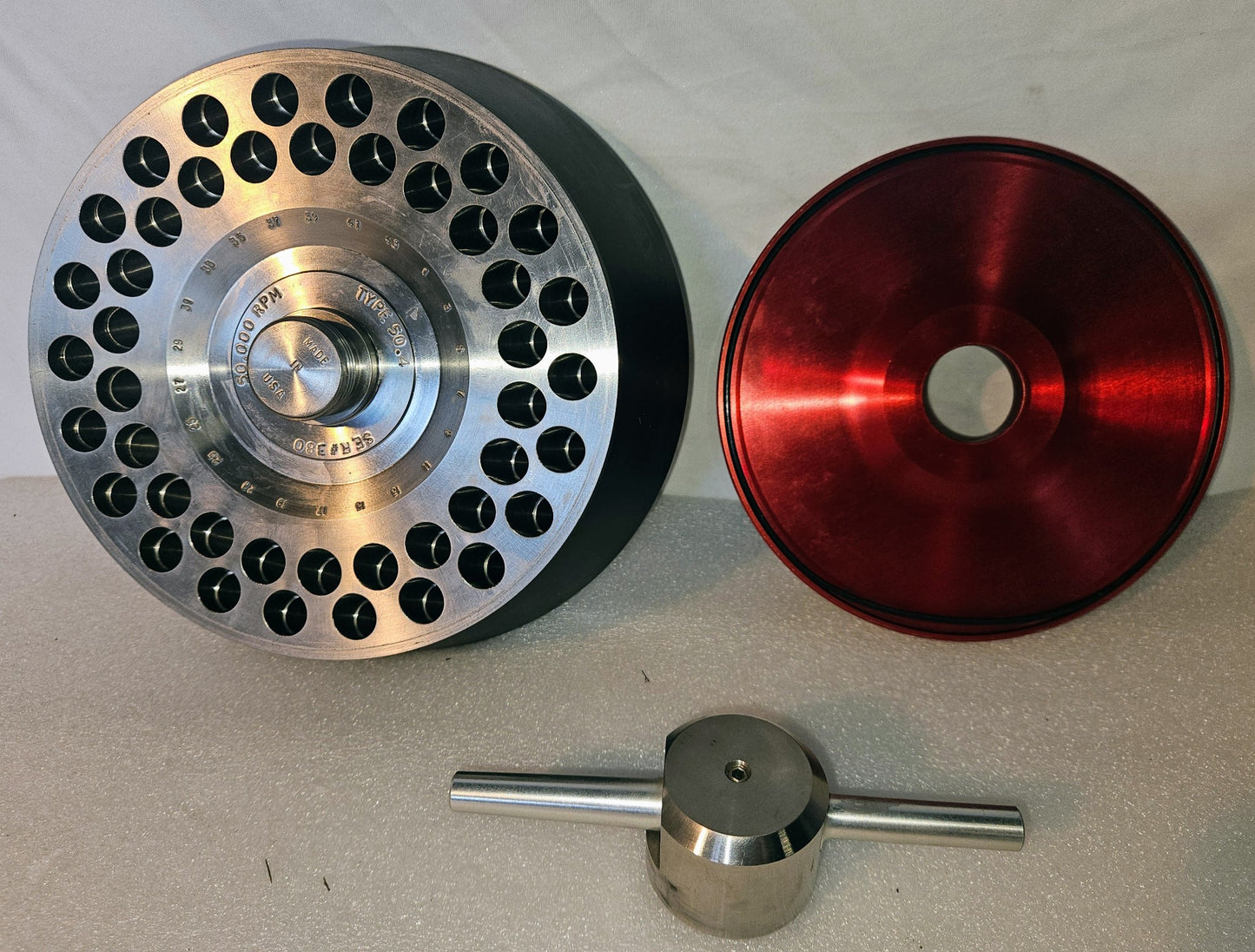 90-DAY-WARRANTY BECKMAN TYPE 50.4 Ti H R 5 ULTRACENTRIFUGE 44TUBE ROTOR FREESHIP