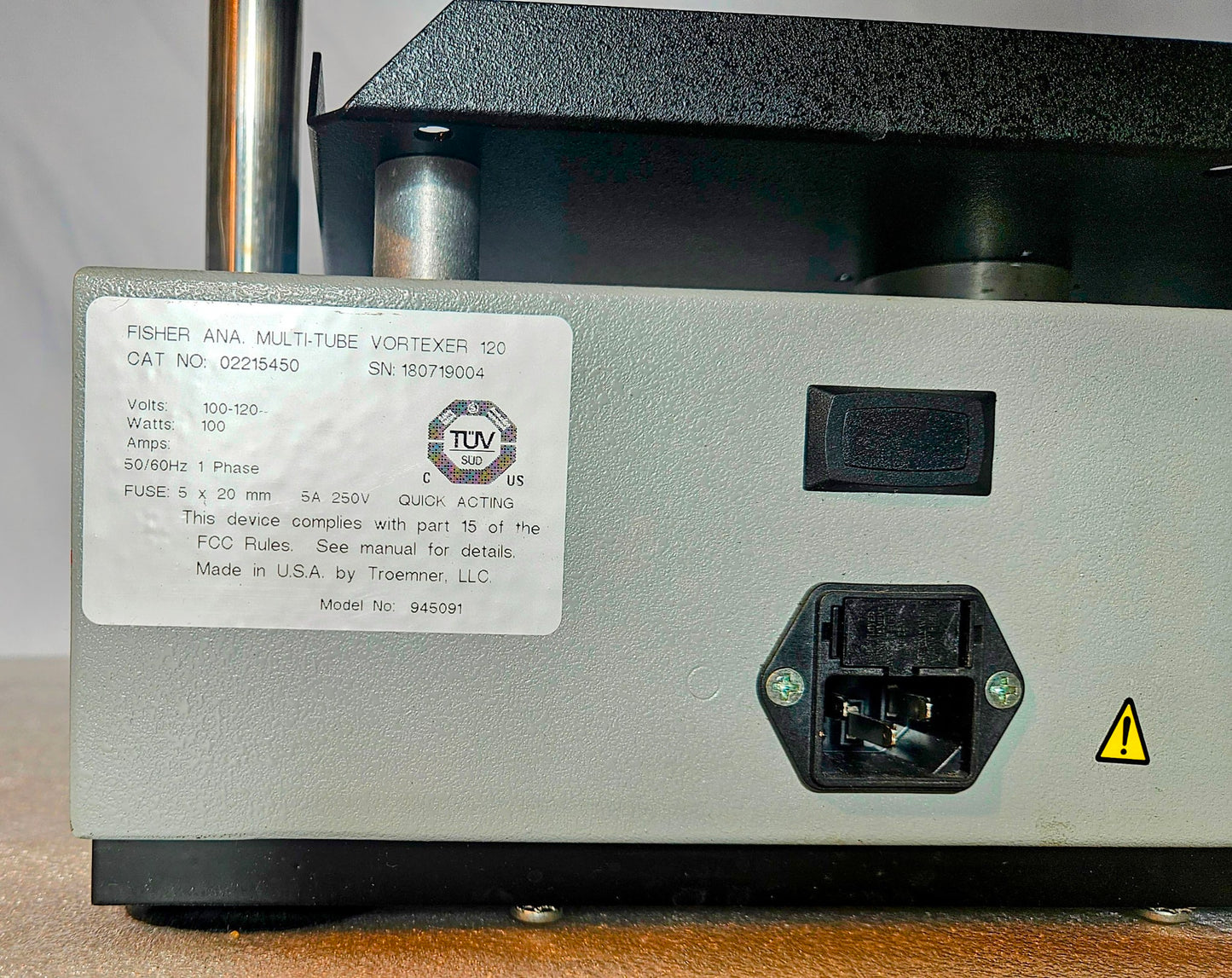 90DAYWARRANTY FISHER MULTI TUBE 1200 to 2400 RPM VORTEX ORBITAL MIXER WATCHVIDEO