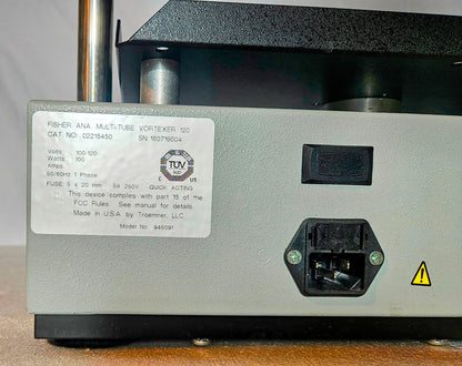 90DAYWARRANTY FISHER MULTI TUBE 1200 to 2400 RPM VORTEX ORBITAL MIXER WATCHVIDEO