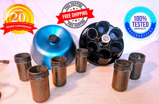 WARRANTY BECKMAN JLA 10.500 ROTOR w/6 x500 BUCKETS AVANTI J Centrifuges FREESHIP