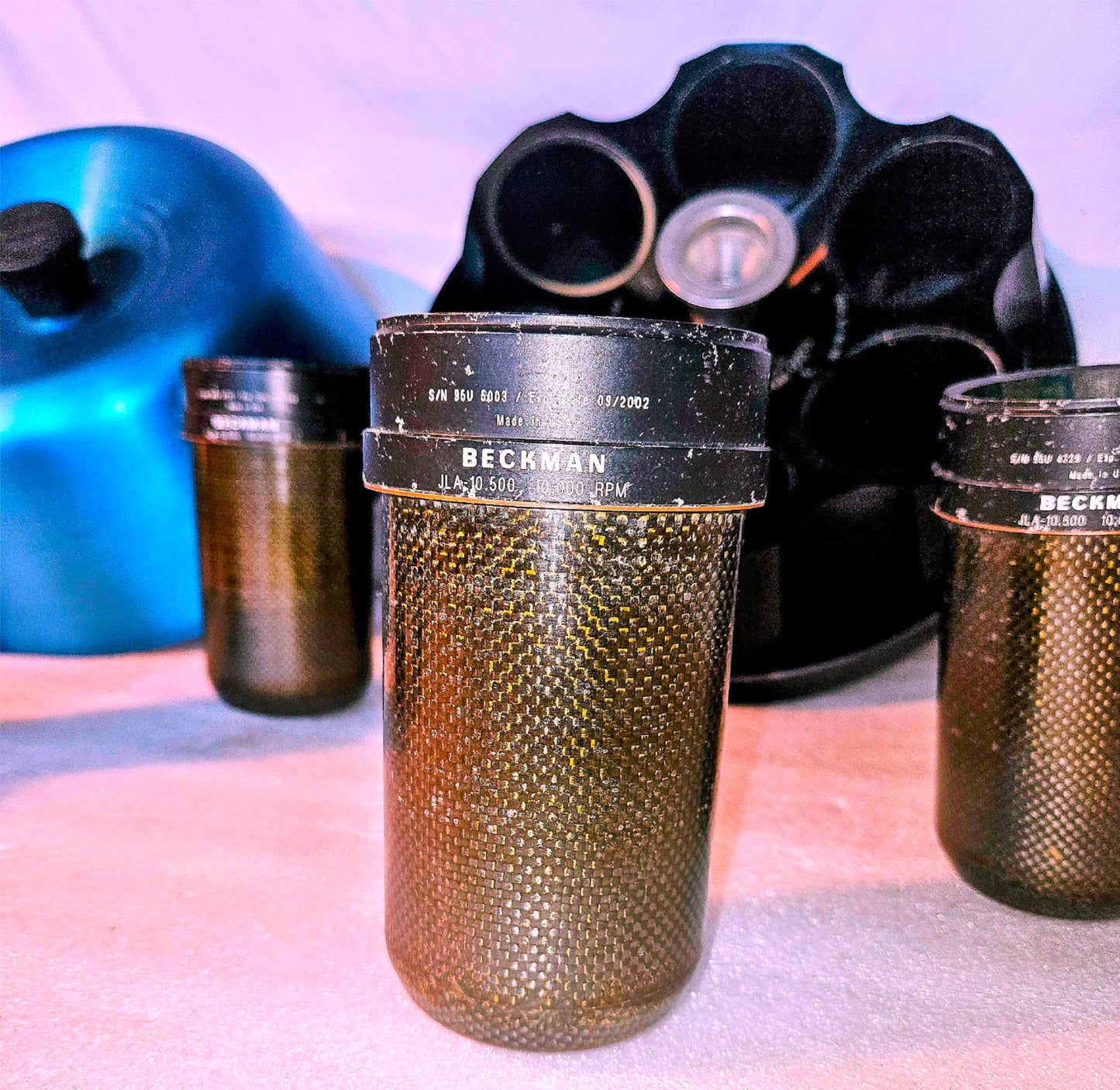 WARRANTY BECKMAN JLA 8.1000 ROTOR w/6 x1.000 BUCKETS AVANTI Centrifuges FREESHIP