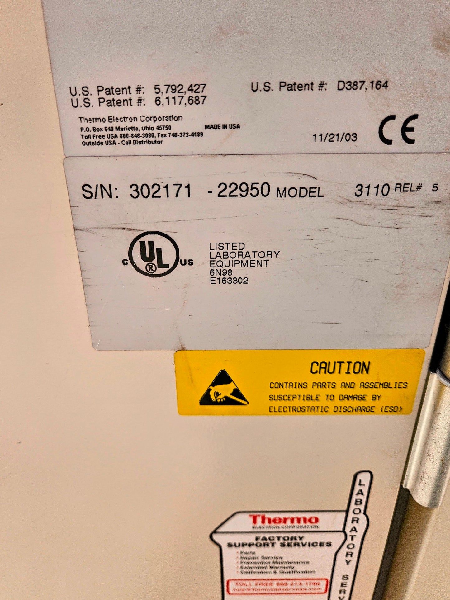 REFURBISHED FORMA II CO2 Water Jacketed Double Stack Mod 3110 INCUBATOR FREESHIP