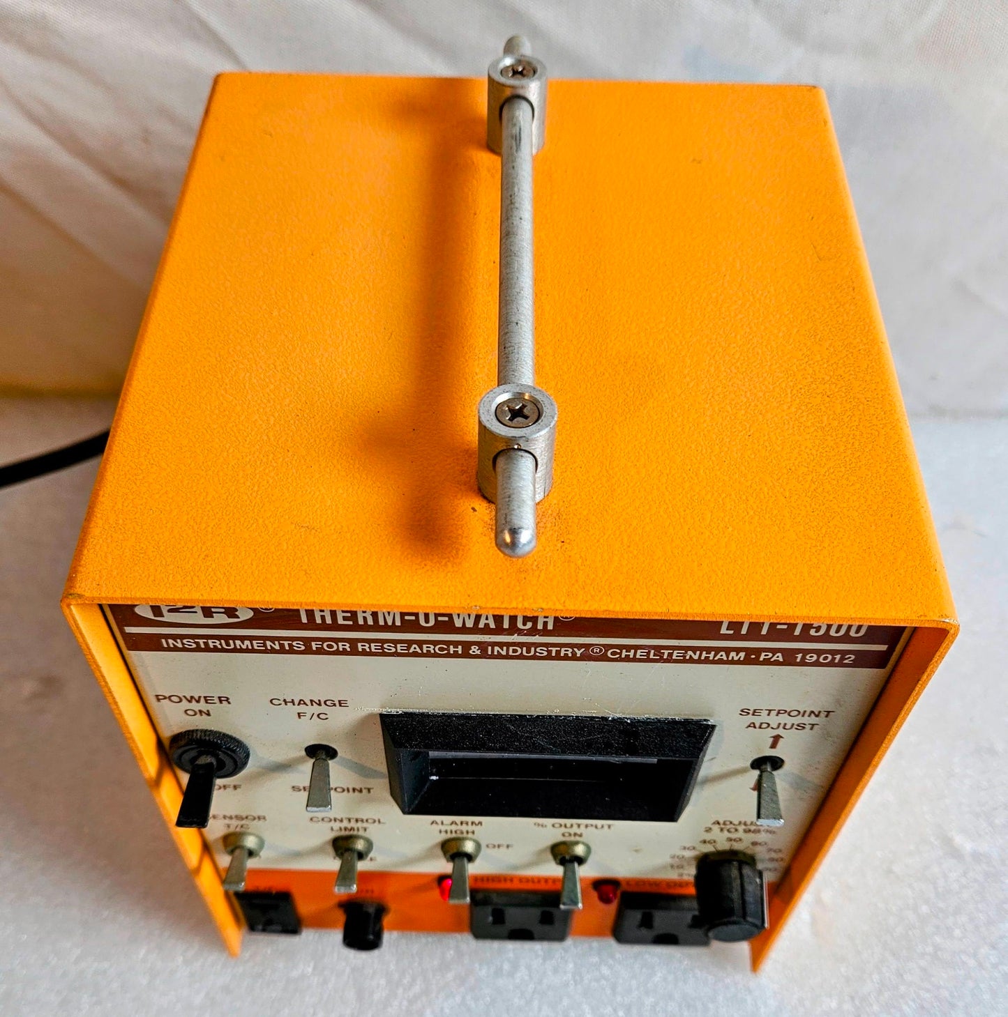 WARRANTY I2R THERM-O-WATCH L11-1500 LIQUID LEVEL MONITOR THERMOMETER FREE-SHIP