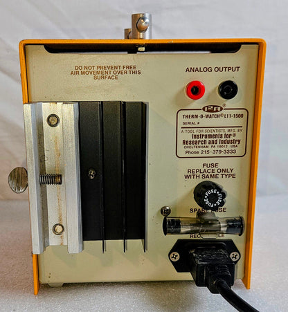 WARRANTY I2R THERM-O-WATCH L11-1500 LIQUID LEVEL MONITOR THERMOMETER FREE-SHIP