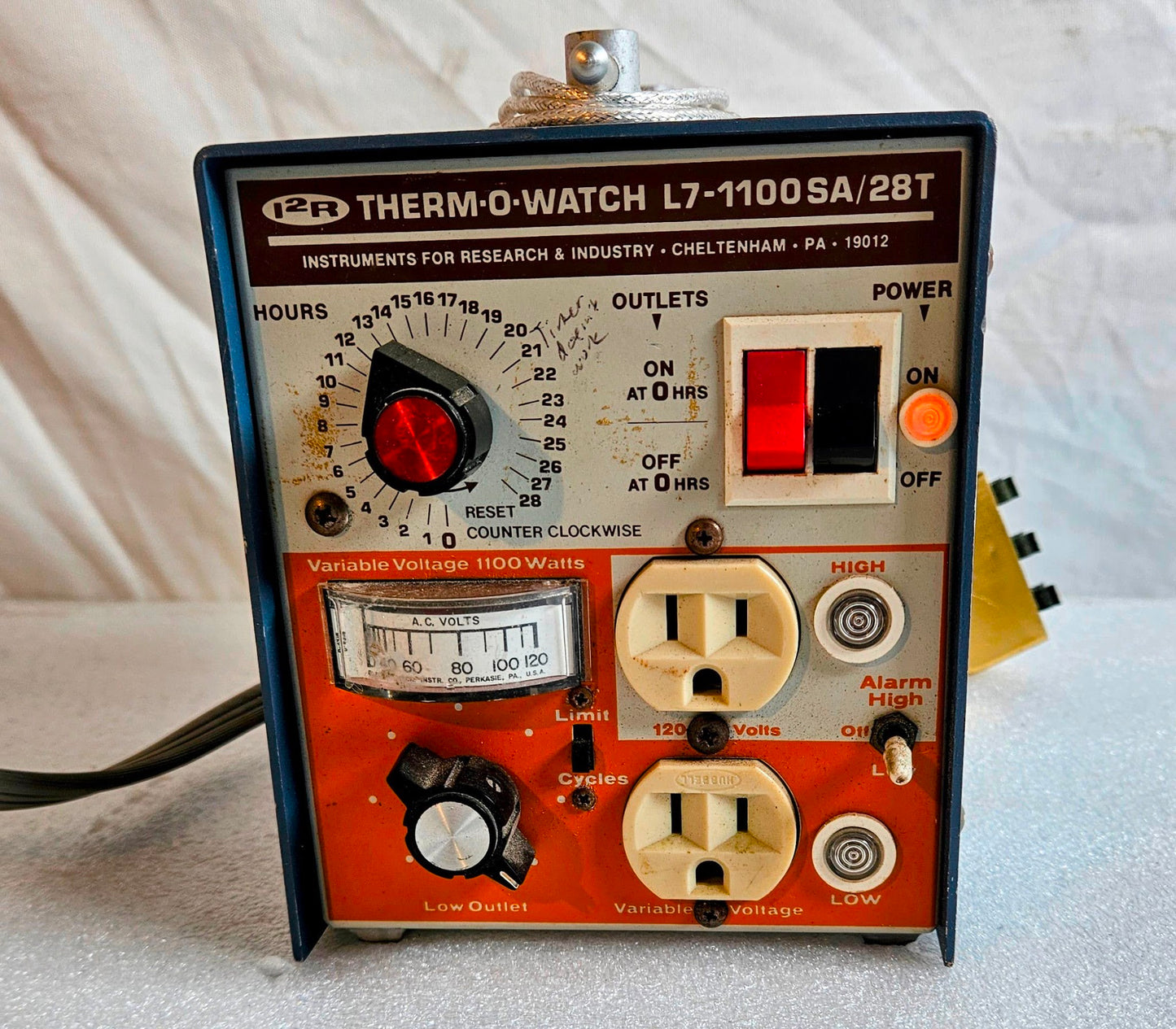 WARRANT I2R THERM-O-WATCH L7-1100SA/28T LIQUIDLEVEL MONITOR THERMOMETER FREESHIP