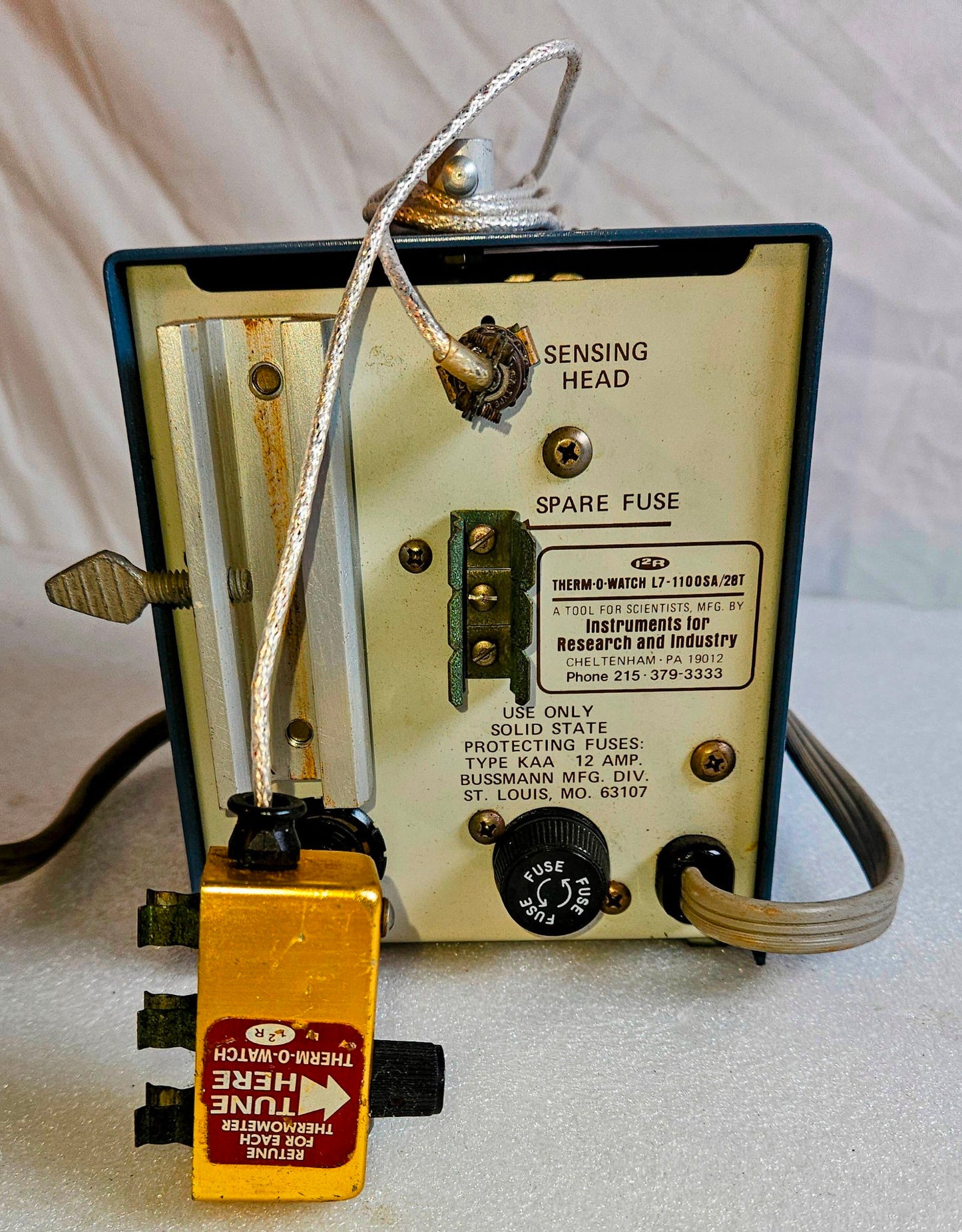 WARRANT I2R THERM-O-WATCH L7-1100SA/28T LIQUIDLEVEL MONITOR THERMOMETER FREESHIP