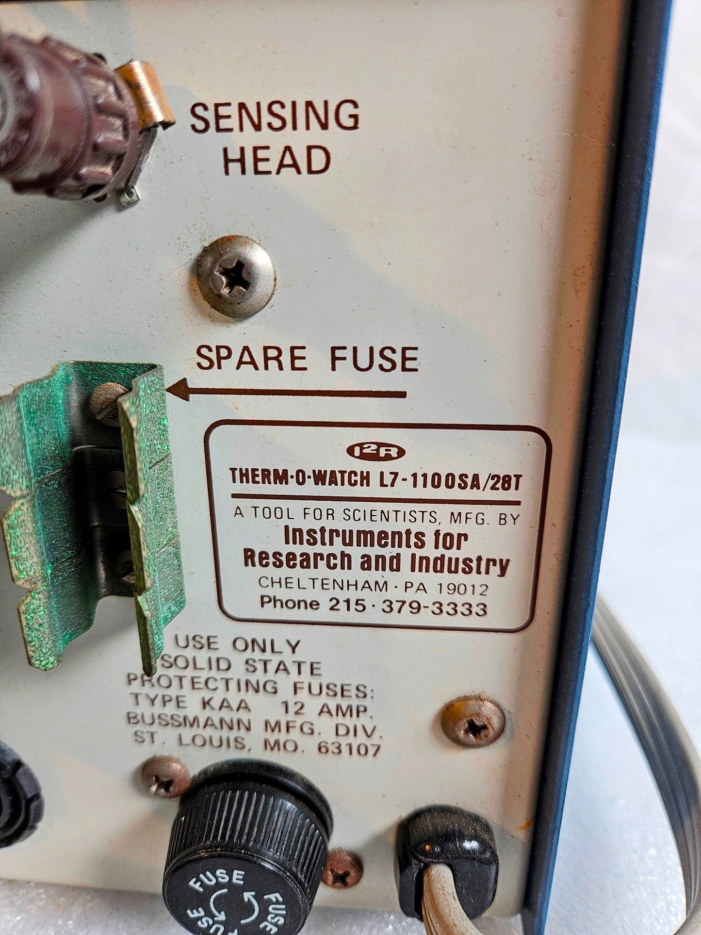 WARRANT I2R THERM-O-WATCH L7-1100SA/28T LIQUIDLEVEL MONITOR THERMOMETER FREESHIP