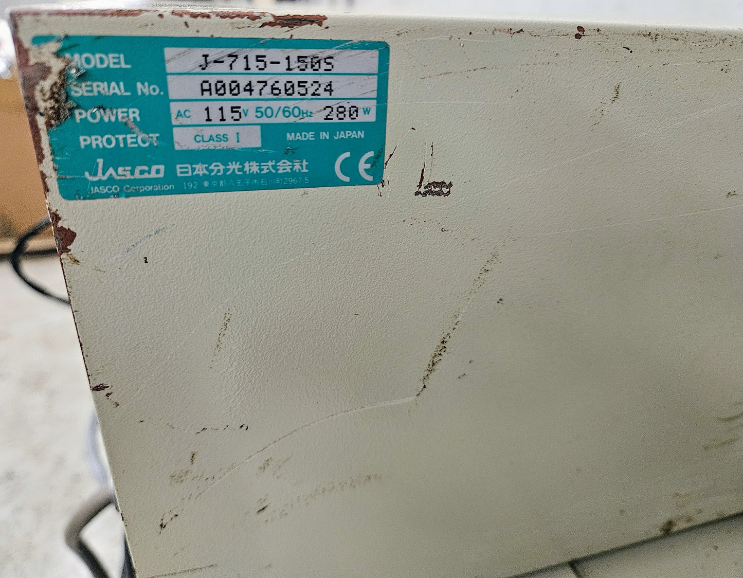 JASCO J-715 / FP-6500 / PCT-163T PTC-348WI DICHROISM SPECTROPOLARIMETER FREESHIP