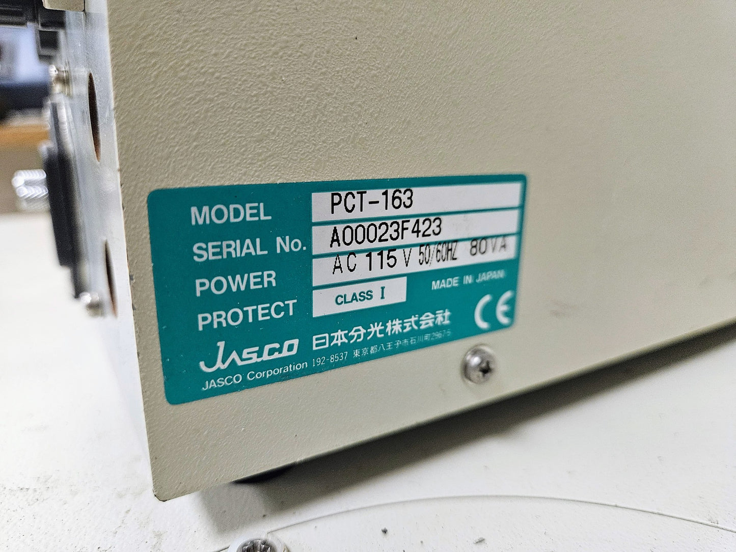 JASCO J-715 / FP-6500 / PCT-163T PTC-348WI DICHROISM SPECTROPOLARIMETER FREESHIP