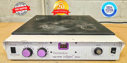 90DAYWARRANTY THERMOLYNE 45700 CELLGRO MAGNETIC STIRRER WATCH-A-VIDEO FREE-SHIP