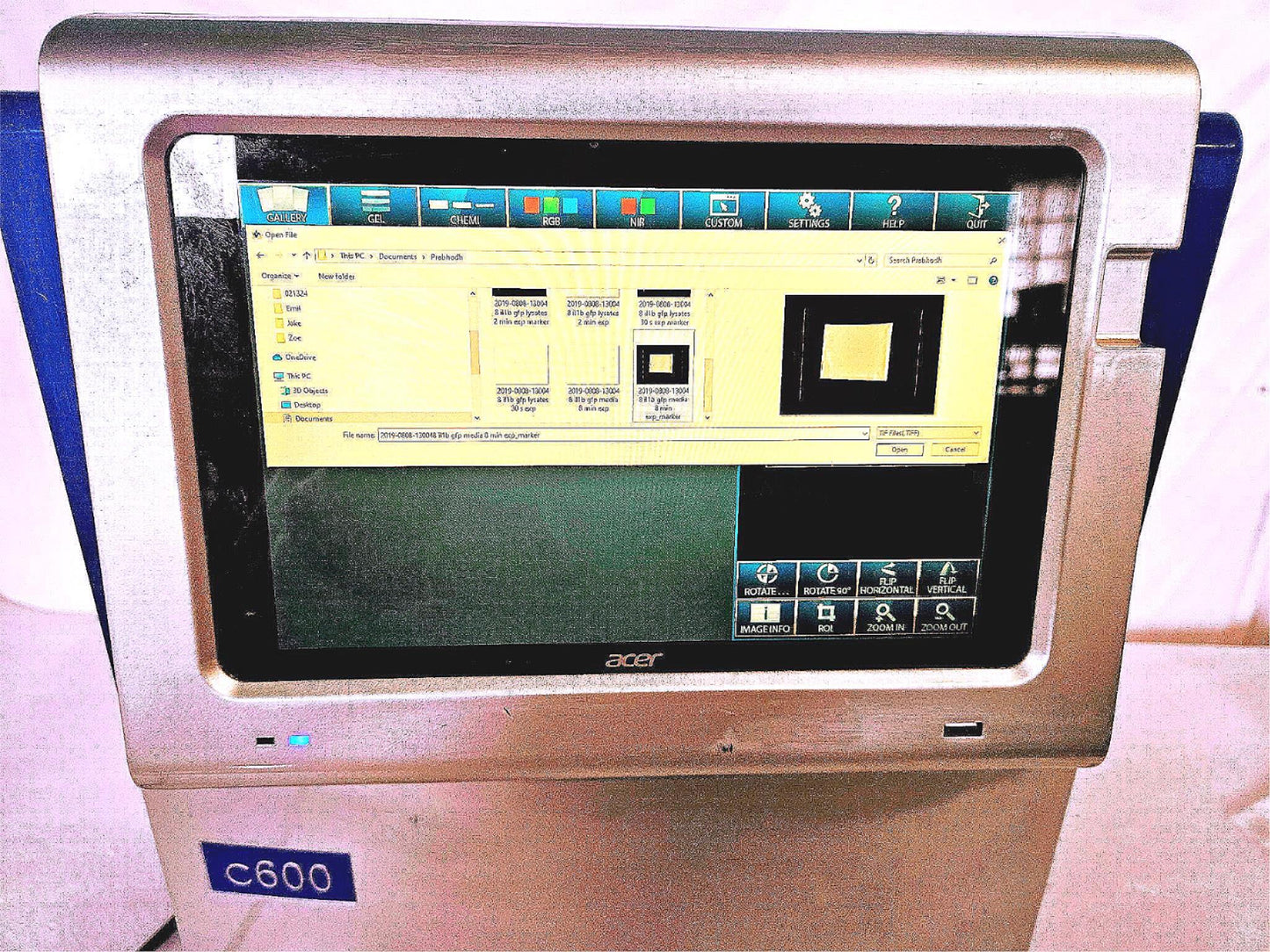 AZURE BIOSYSTEMS c600 GL IMAGER WATCH-A-VIDEO-THIS-UNIT-WORKING FREE-SHIPPING