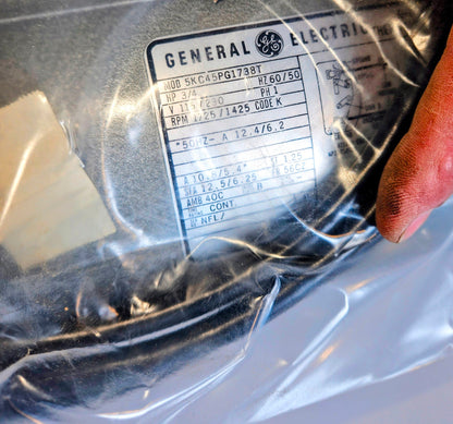 BRANDNEW GE 5KC45PG1738T 3/4HP 1PHASE V115/230 HZ 60/50 AC MOTOR PUMP FREE-SHIP