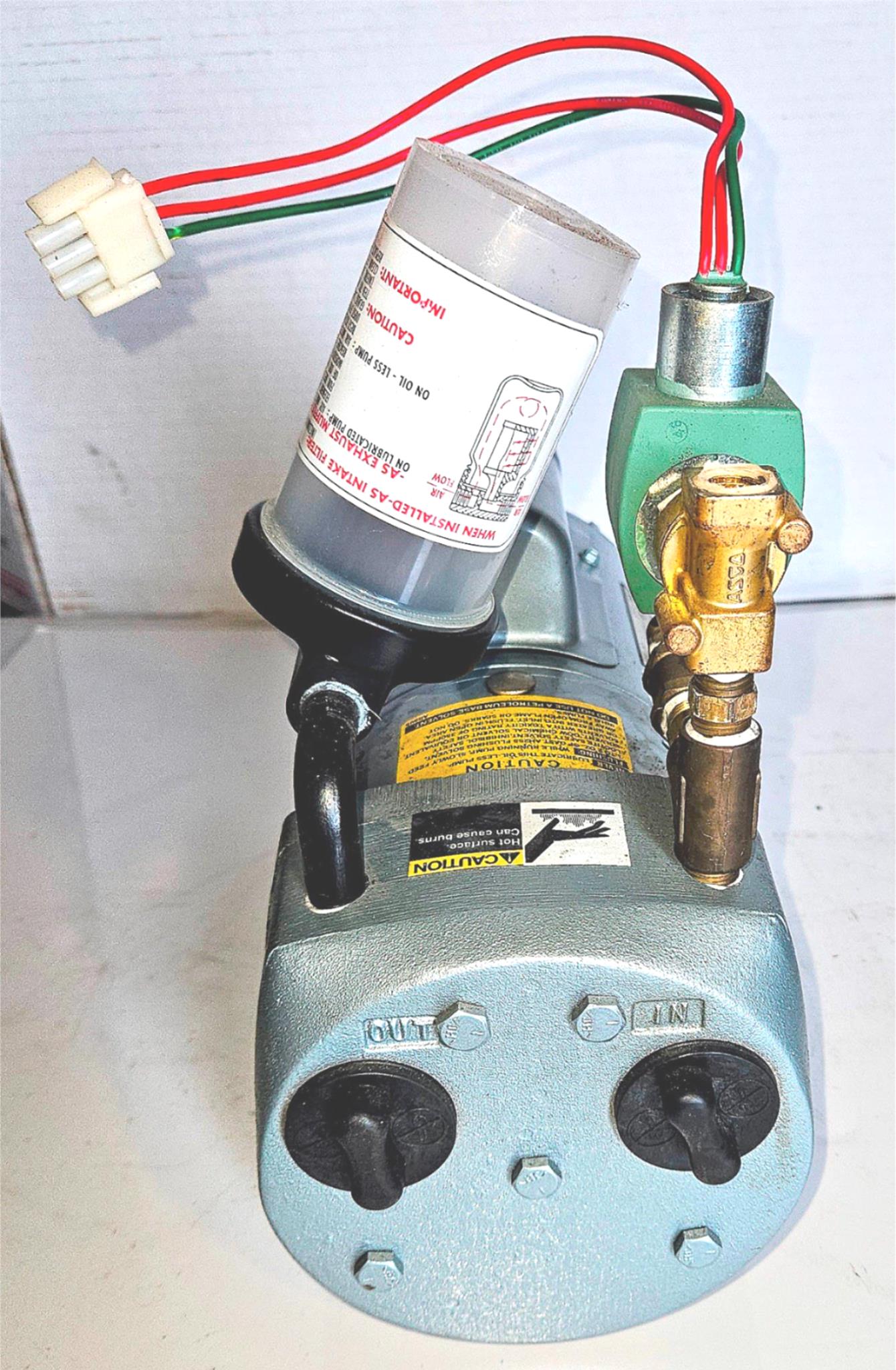 WARRANTY GAST 0523 1/4HP 1PHASE220V 60/50HZ ROTARY VANE COMPRESSOR PUMP FREESHIP