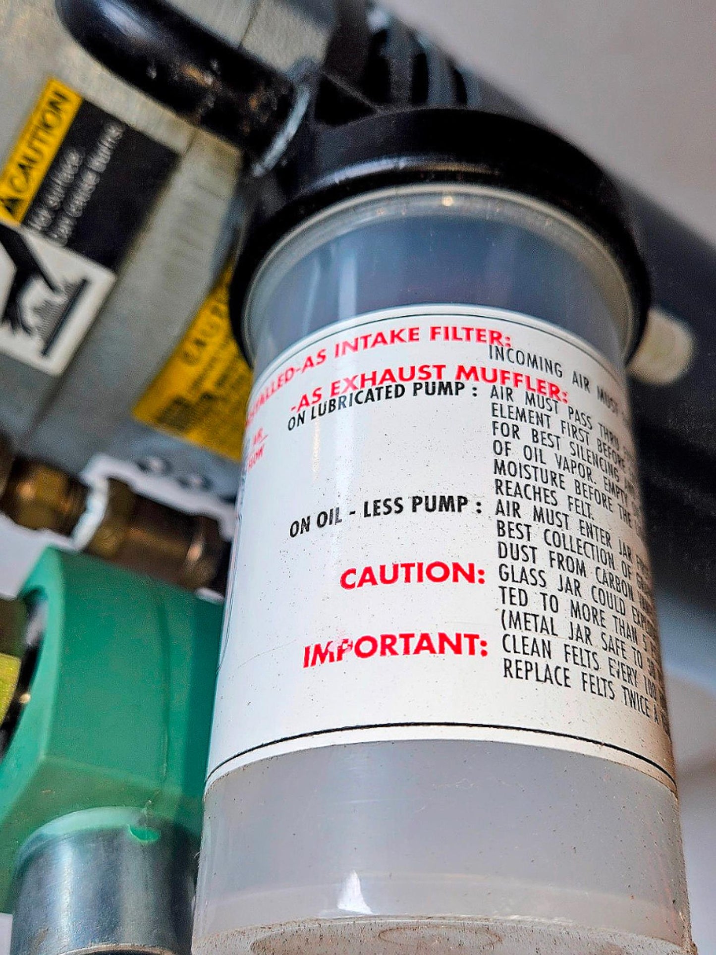 WARRANTY GAST 0523 1/4HP 1PHASE220V 60/50HZ ROTARY VANE COMPRESSOR PUMP FREESHIP