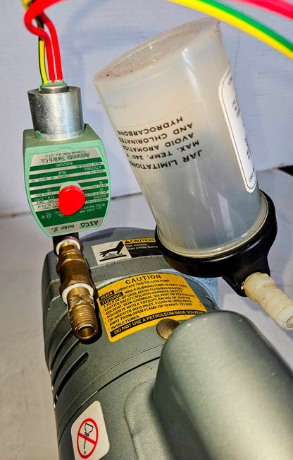 WARRANTY GAST 0523 1/4HP 1PHASE220V 60/50HZ ROTARY VANE COMPRESSOR PUMP FREESHIP