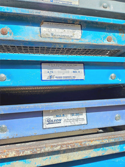 WARRANTY GILSON TESTMASTER TM TESTING SCREEN INDUSTRIAL SIEVE MACHINE WATCHVIDEO