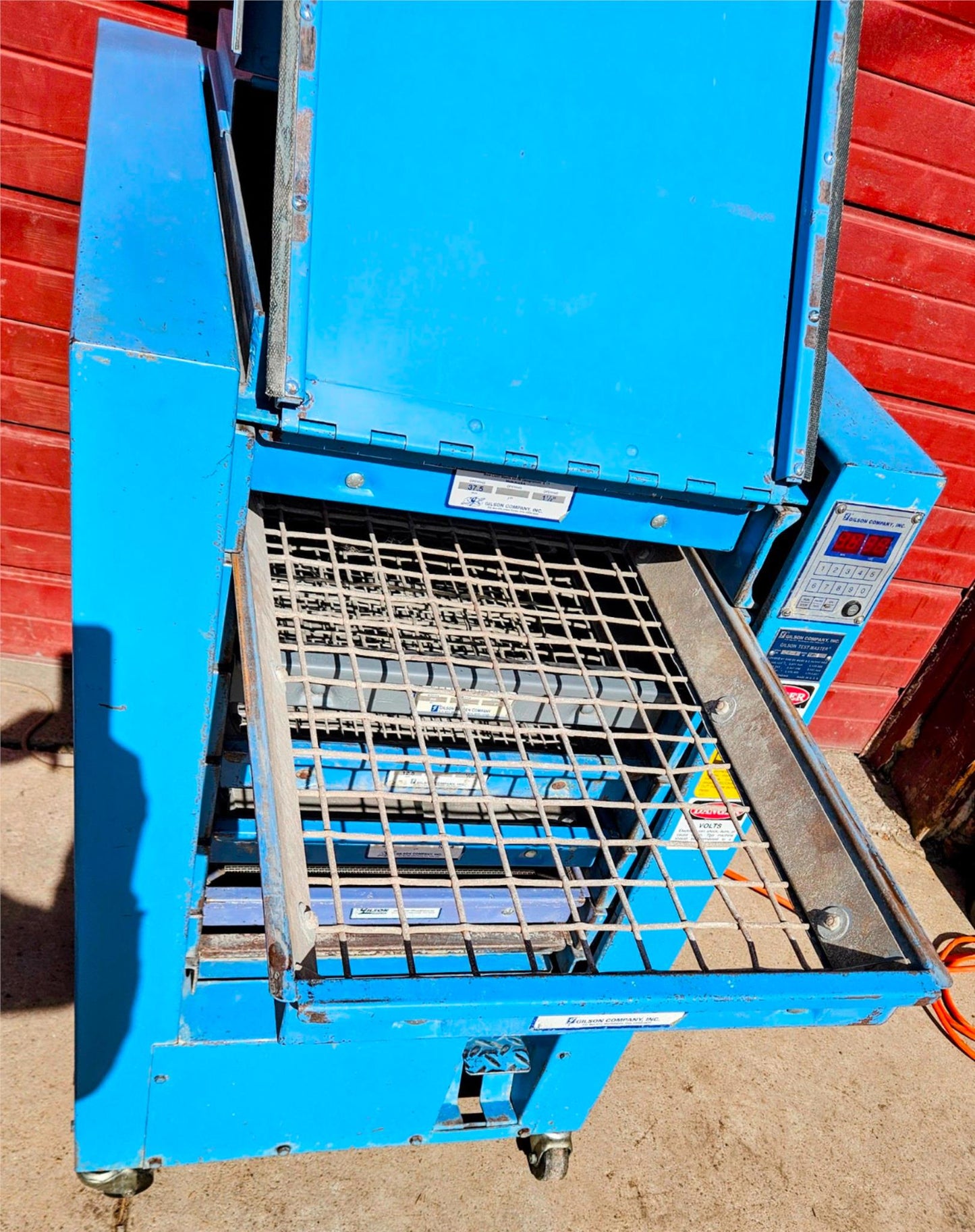 WARRANTY GILSON TESTMASTER TM TESTING SCREEN INDUSTRIAL SIEVE MACHINE WATCHVIDEO