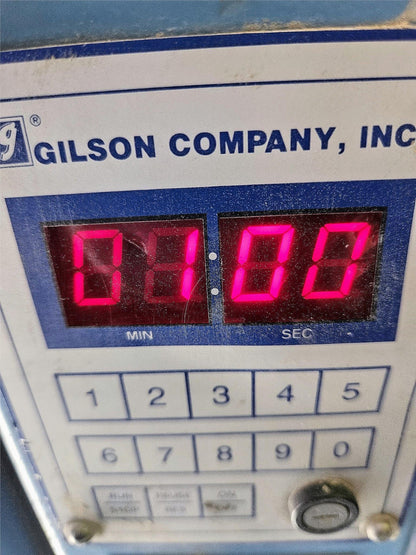 WARRANTY GILSON TESTMASTER TM TESTING SCREEN INDUSTRIAL SIEVE MACHINE WATCHVIDEO