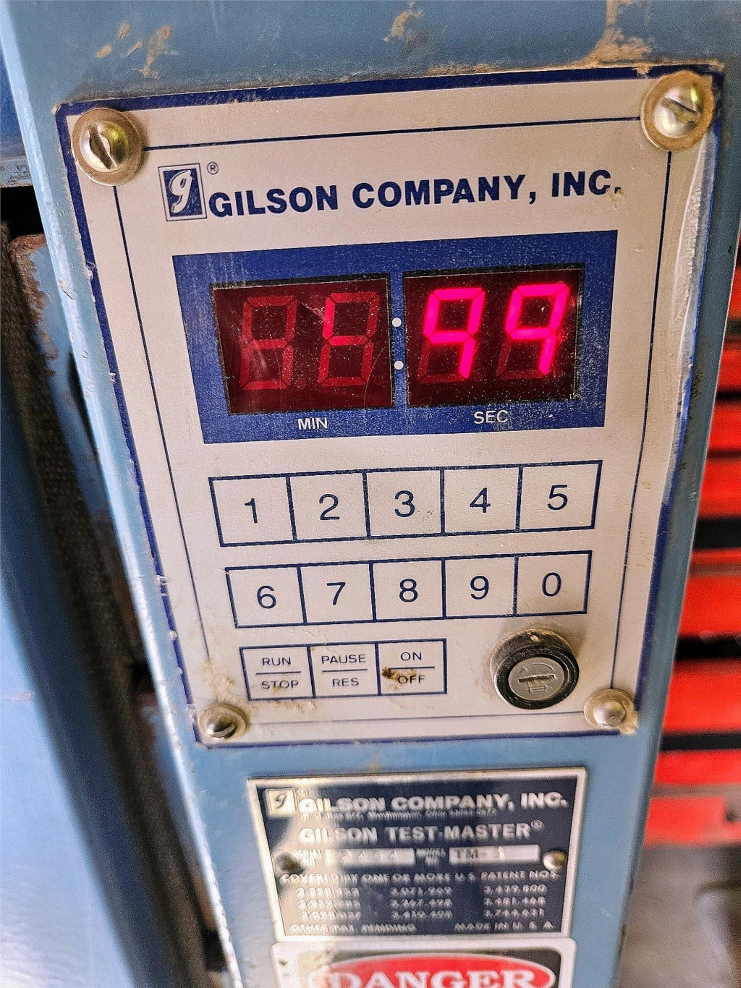 WARRANTY GILSON TESTMASTER TM TESTING SCREEN INDUSTRIAL SIEVE MACHINE WATCHVIDEO