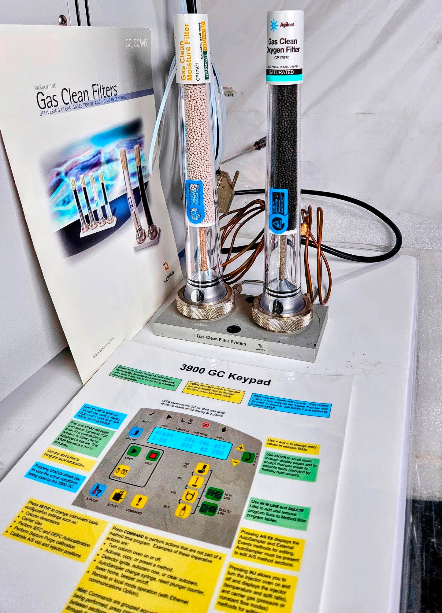 VARIAN 390 GAS CHROMATOGRAPH & 8410 AUTO INJECTOR BONUS 2 CLEAN FILTERS FREESHIP