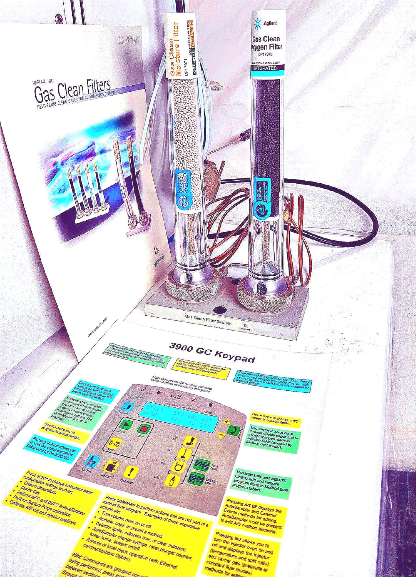 VARIAN 390 GAS CHROMATOGRAPH & 8410 AUTO INJECTOR BONUS 2 CLEAN FILTERS FREESHIP