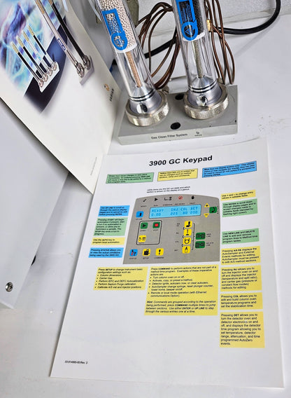 VARIAN 390 GAS CHROMATOGRAPH & 8410 AUTO INJECTOR BONUS 2 CLEAN FILTERS FREESHIP