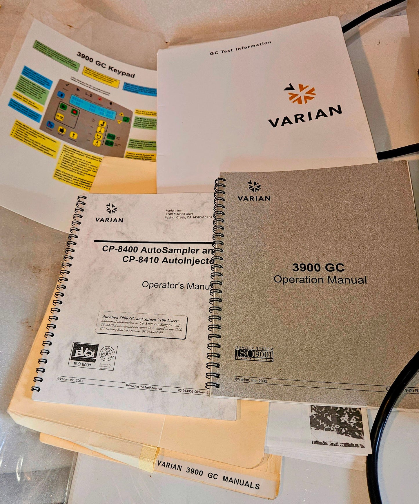 VARIAN 390 GAS CHROMATOGRAPH & 8410 AUTO INJECTOR BONUS 2 CLEAN FILTERS FREESHIP