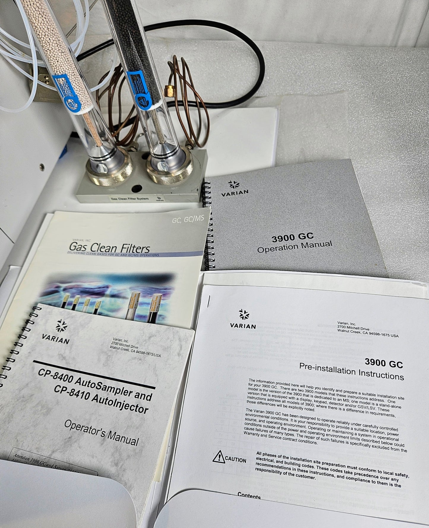 VARIAN 390 GAS CHROMATOGRAPH & 8410 AUTO INJECTOR BONUS 2 CLEAN FILTERS FREESHIP