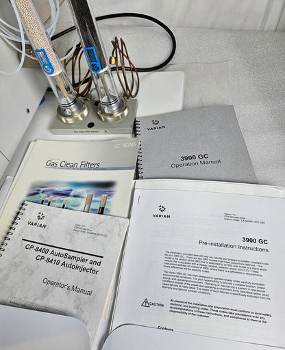 VARIAN 390 GAS CHROMATOGRAPH & 8410 AUTO INJECTOR BONUS 2 CLEAN FILTERS FREESHIP