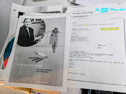 VARIAN 390 GAS CHROMATOGRAPH & 8410 AUTO INJECTOR BONUS 2 CLEAN FILTERS FREESHIP