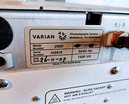 VARIAN 390 GAS CHROMATOGRAPH & 8410 AUTO INJECTOR BONUS 2 CLEAN FILTERS FREESHIP