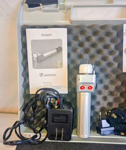 SARSTEDT AST-1 ELECTRIC HANDHELD BLOOD BAG TUBE STRIPPER CASE NOBATTERY FREESHIP