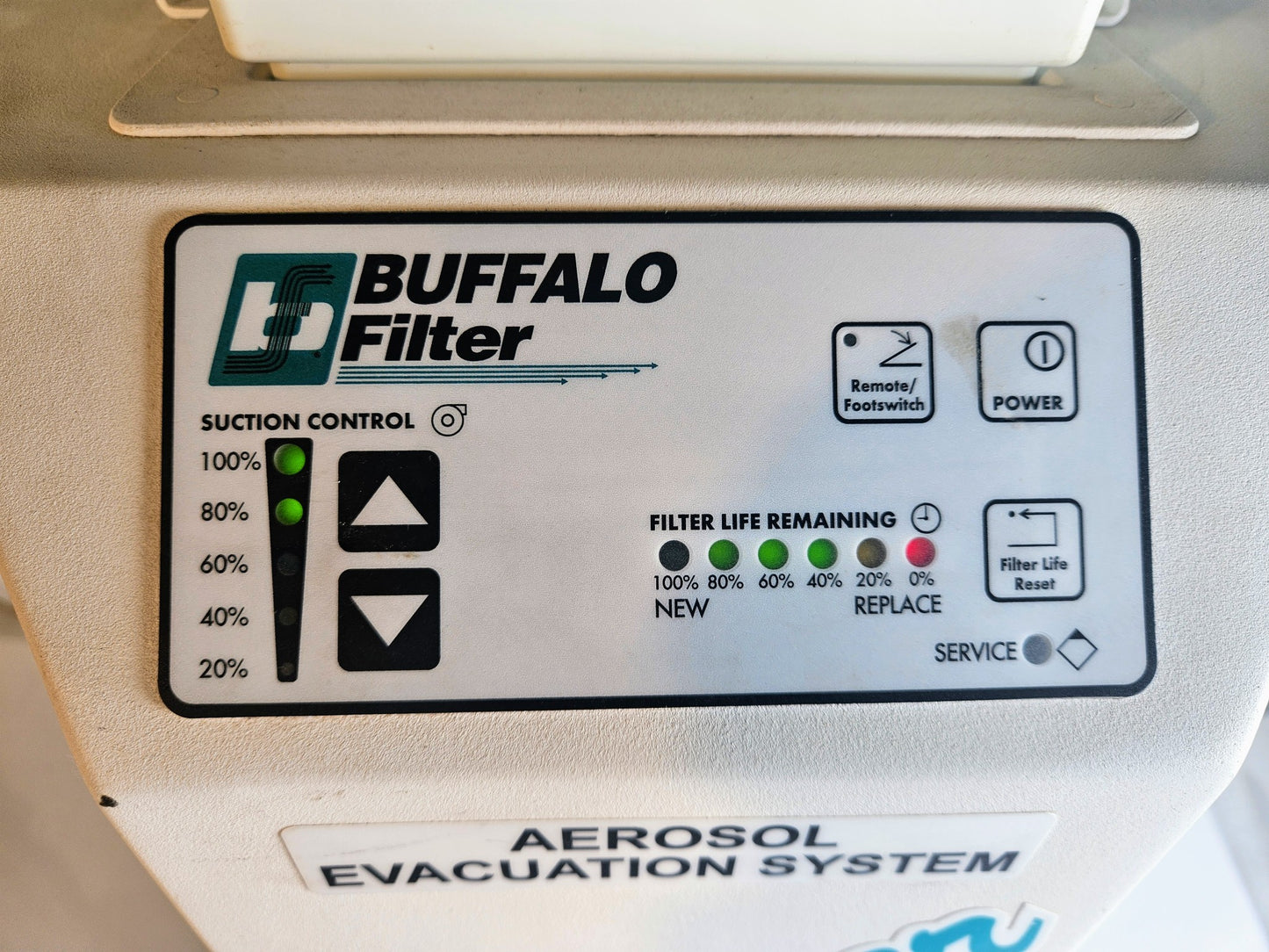 120DAYWARRANTY BUFFALO WHISPER 333592 AEROSOL FUME EVACUATION MACHINE WATCHVIDEO