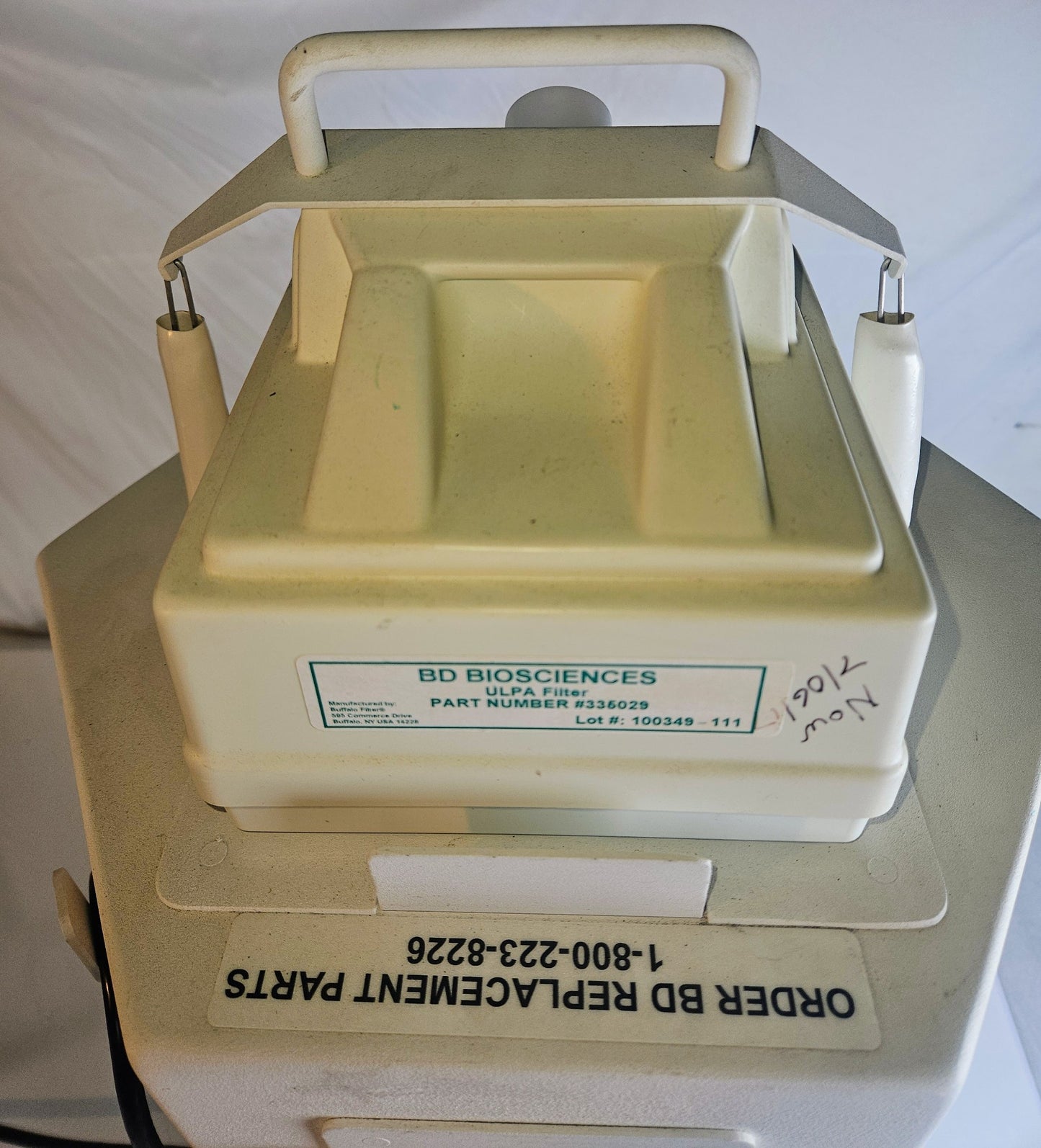 120DAYWARRANTY BUFFALO WHISPER 333592 AEROSOL FUME EVACUATION MACHINE WATCHVIDEO