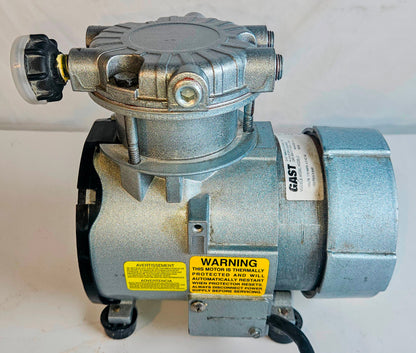 GAST ROA-P251-AA 1PHASE V115 AC 60HZ 1/8HP ROCKING PISTON VACUUM PUMP WATCHVIDEO