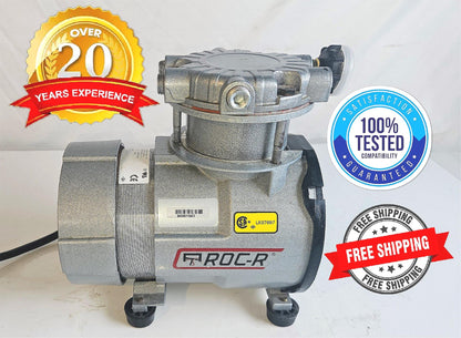 GAST ROA-P251-AA 1PHASE V115 AC 60HZ 1/8HP ROCKING PISTON VACUUM PUMP WATCHVIDEO